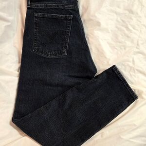 Levi's Black Straight Leg Jeans